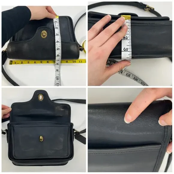 Vintage Coach Kent Bag 9916 Navy USA